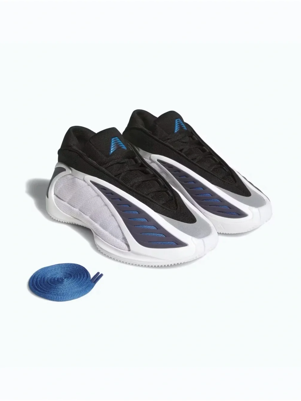 New Adidas Anthony Edwards 2 J Big Kids Shoes JQ2052 Cloud White/Core Black